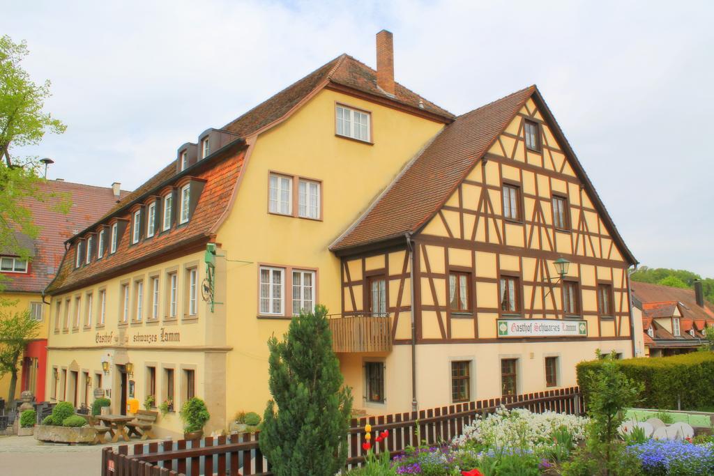 Hotel Schwarzes Lamm Rothenburg ob der Tauber Esterno foto