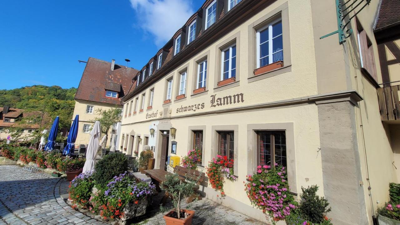Hotel Schwarzes Lamm Rothenburg ob der Tauber Esterno foto