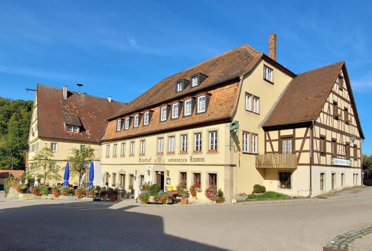 Hotel Schwarzes Lamm Rothenburg ob der Tauber Esterno foto
