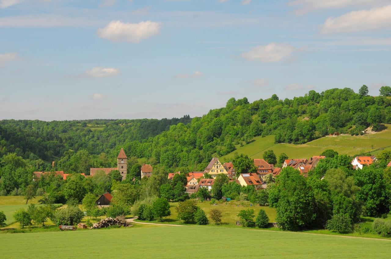 Hotel Schwarzes Lamm Rothenburg ob der Tauber Esterno foto